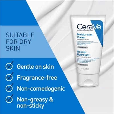 Picture of Cera Ve Moisturizing Fragrance Free (Uk) 50Ml