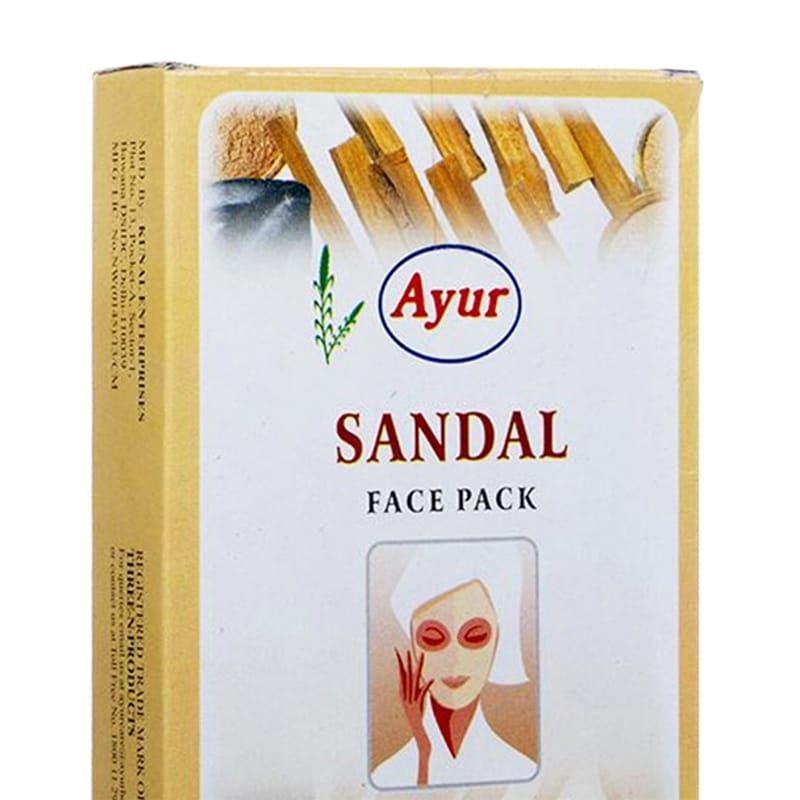 Picture of Ayur Face Packsandal Indian 100Gm - Face Mask - Face Mask - Multani Mati