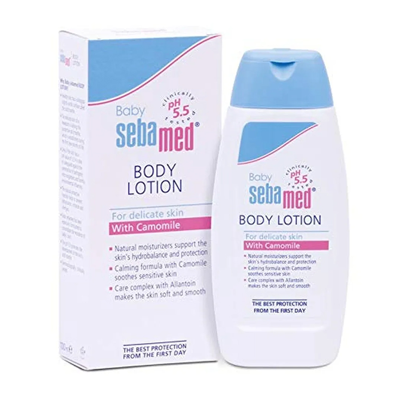 Picture of Seba Med Baby Lotion For Delicate Skin With Camomile (Germany) - 200Ml