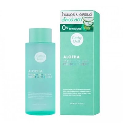 Picture of Cathy Doll Aloeha Fresh Aloe Vera Toner & Essence (Thailand) - 300Ml
