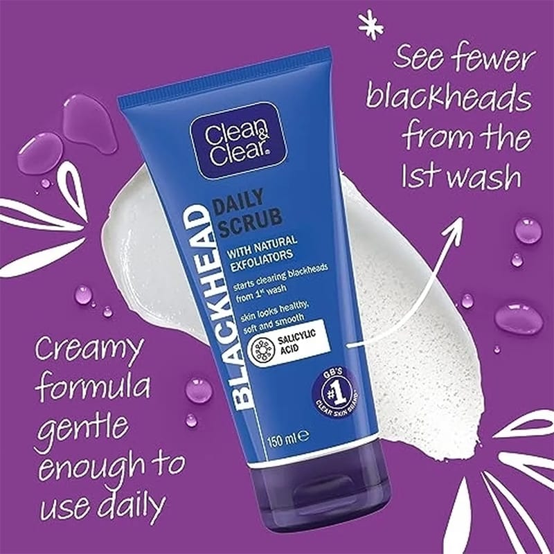 Picture of Clean Clear Blackhead Clearing Daily Scrub (France) - 150Ml