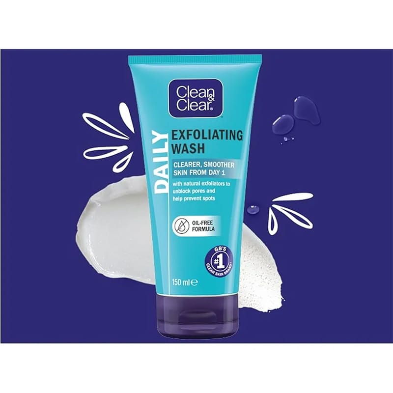 Picture of Clean Clear Exfoliating Daily Wash (France) - 150Ml