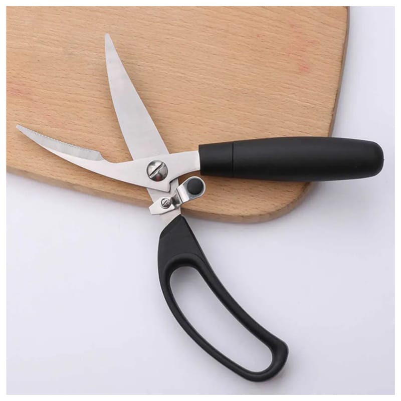 Picture of Kitchen Scissors Stainless Steel Chicken Duck Fish Seafood Cutter Multifunction Kitchen Tools - 01Pcs