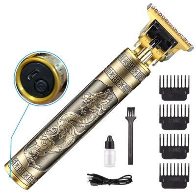 Picture of Vintage T9 Hair Cutting Hair Trimmer Usb Rechargeable Professional Cordless Hair Trimmer (New Look)