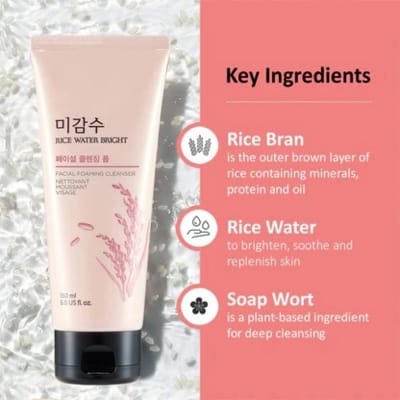 Picture of Rice Water Bright Foaming Cleanser (Korean) - 150Ml