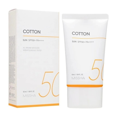 Picture of Missha All Around Safe Block Cotton Sun Spf 50+ Pa++++ (Korea) - 50Ml