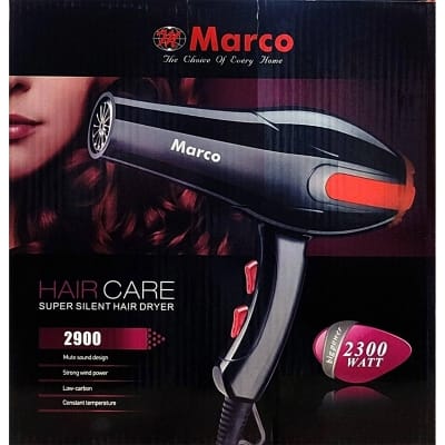 Picture of Marco Mhd-2900 Red & Black Hair Dryer