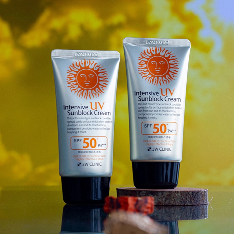 Picture of 3W Clinic Intensive Uv Sunblock Cream 50+ Pa++++ 70Ml