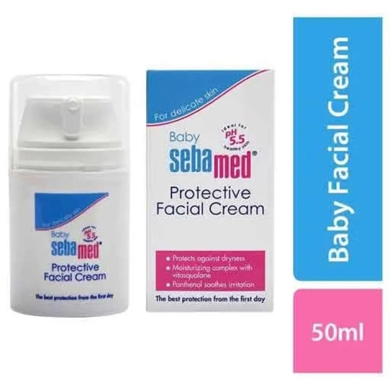 Picture of Sebamed Baby Protective Facial Cream For Delicate Facial Skin (Germany) - 50Ml