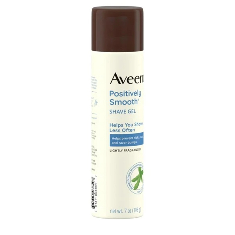 Picture of Aveeno Positively Smooth Shave Gel (Uk) - 198Gm