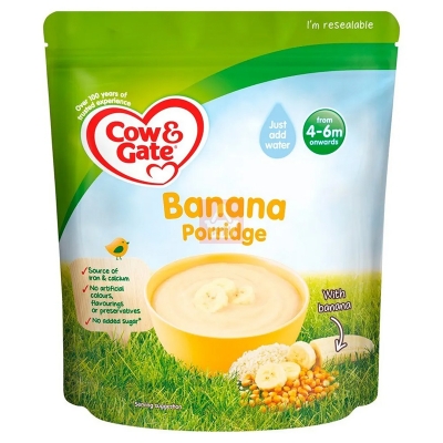 Picture of Cow & Gate Banana Porridge 4 - 6 Month - 125Gm