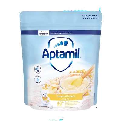 Picture of Aptamil Creamed Banana Porridge 4 - 6+ Month Uk - 125Gm