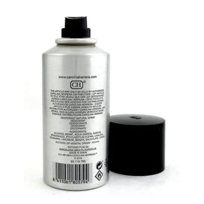Picture of Carolina Herrera 212 Vip Men Nyc Deodorant Natural Spray - 150Ml