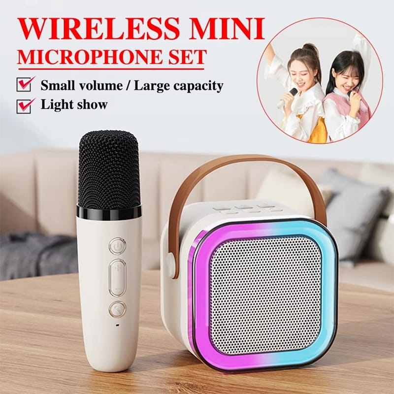 Picture of Atb K12 Colorful Karaoke Sound System Speaker With 1 Wireless Karakoke Speaker