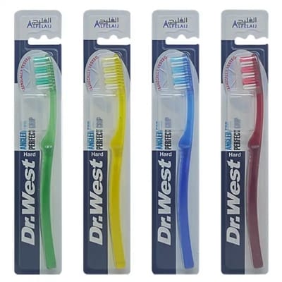 Picture of Dr.West Angled For Perfect Grip Tooth Brush (Made Oman) 1Pcs