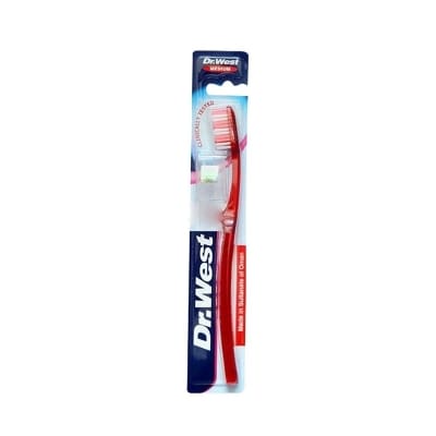 Picture of Dr.West Angled For Perfect Grip Tooth Brush (Made Oman) 1Pcs
