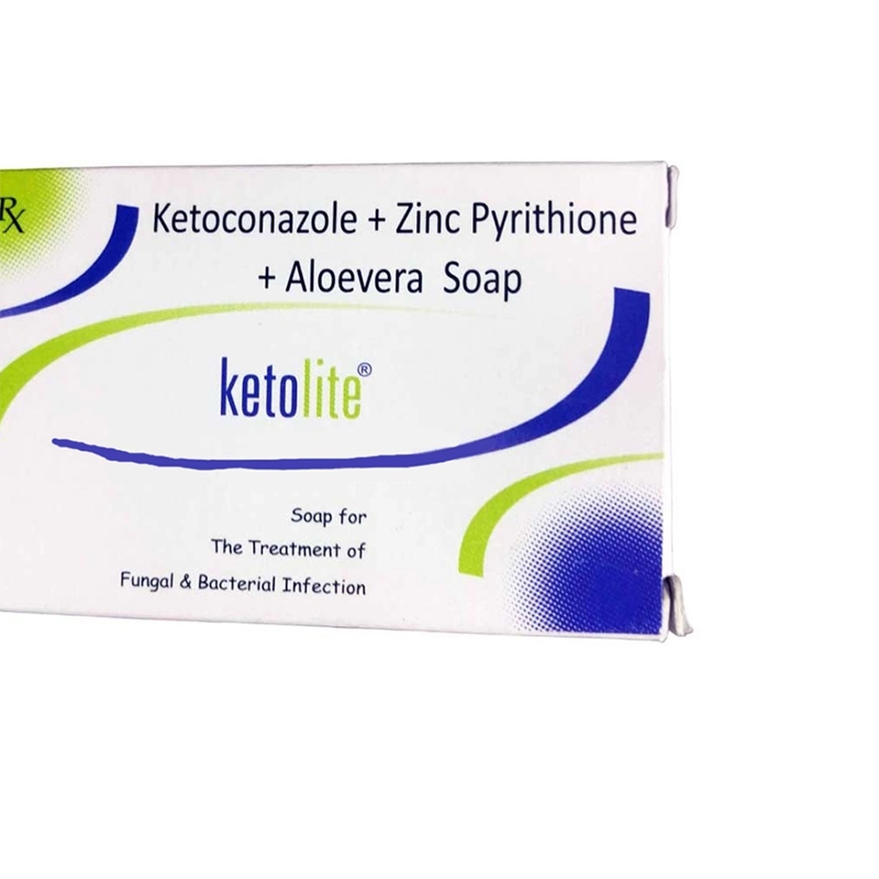 Picture of Keto Lite Ketoconazole Zinc Pyrithione Aloevera Soap (Indian)