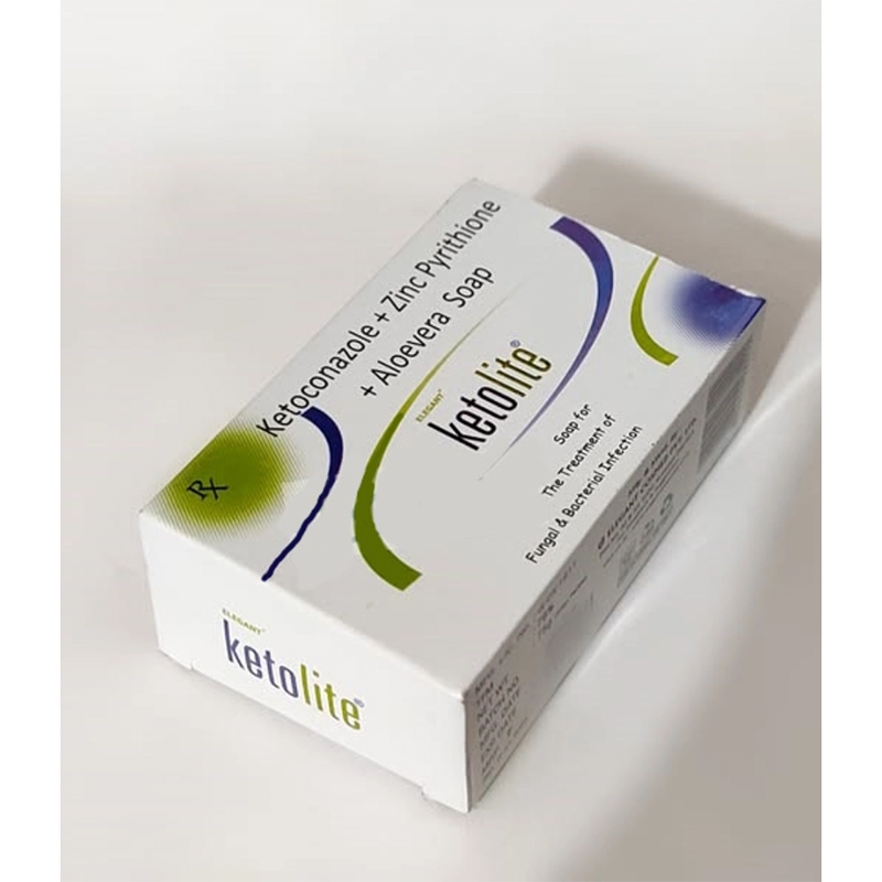 Picture of Keto Lite Ketoconazole Zinc Pyrithione Aloevera Soap (Indian)