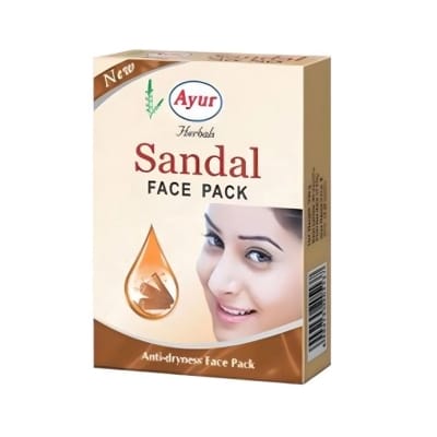 Picture of Ayur Herbal Face Pack Sandal (Indian) - 100Gm