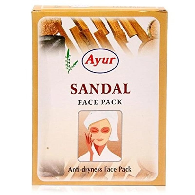 Picture of Ayur Herbal Face Pack Sandal (Indian) - 100Gm