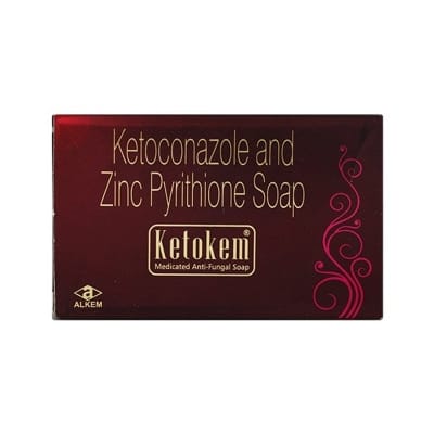 Picture of Ketokem Ketoconazole And Zinc Pyrithione Soap (India) - 75Gm