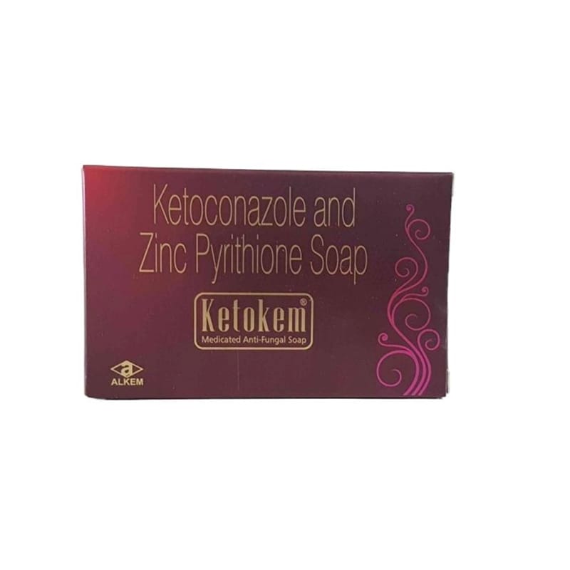 Picture of Ketokem Ketoconazole And Zinc Pyrithione Soap (India) - 75Gm