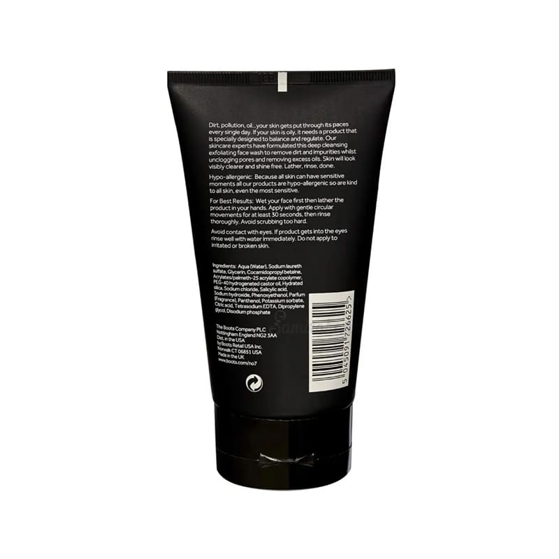 Picture of Men Oil Control Exfoliating Face Wash No7 (Uk) 150Ml