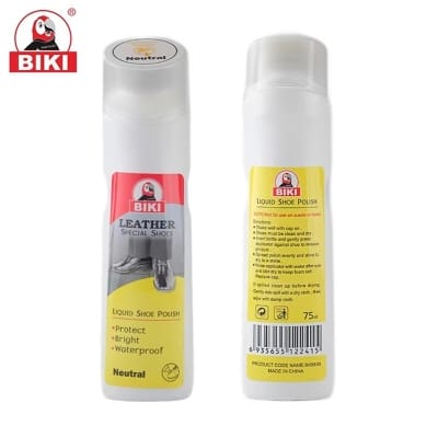 Picture of Biki Leather Special Shoes Liquid Shoe Polish (Neutral) - 75Ml