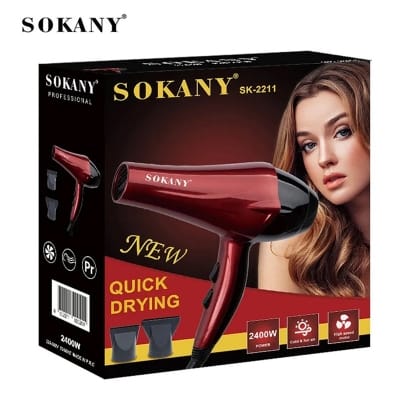 Picture of Sokany Sk-2211 2400 Watts Hot&Cold Air Professional Hair Dryer Dual Speed
