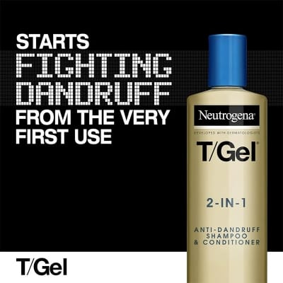 Picture of Neutrogena T/Gel 2 In 1 Anti - Dandruff Shampoo & Conditioner With A Gentle Melon & Jasmine (Uk) - 150Ml