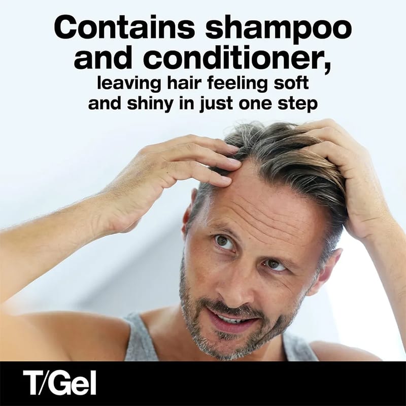 Picture of Neutrogena T/Gel 2 In 1 Anti - Dandruff Shampoo & Conditioner With A Gentle Melon & Jasmine (Uk) - 150Ml
