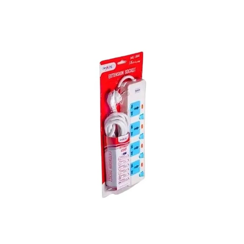 Picture of Maxline Multiplug 4 Port Extention Socket Ml 844