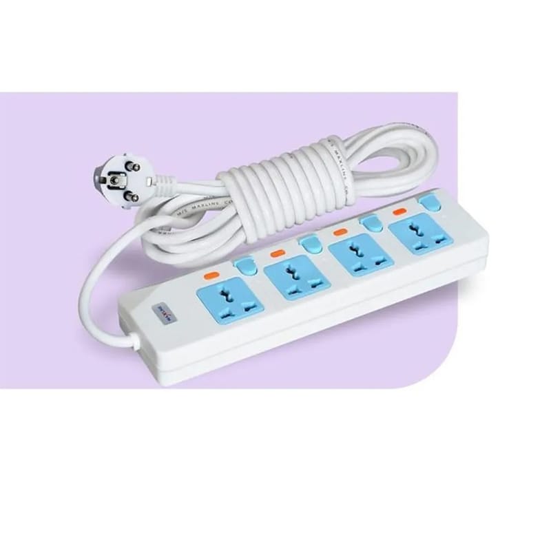 Picture of Maxline Multiplug 4 Port Extention Socket Ml 844