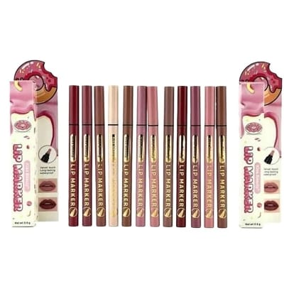 Picture of Lip Marker Beauty Kiss Lip Marker Long-Lasting Moisturizing Lipstick Nourishing Colorful Makeup Tool