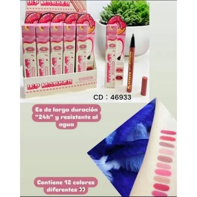 Picture of Lip Marker Beauty Kiss Lip Marker Long-Lasting Moisturizing Lipstick Nourishing Colorful Makeup Tool