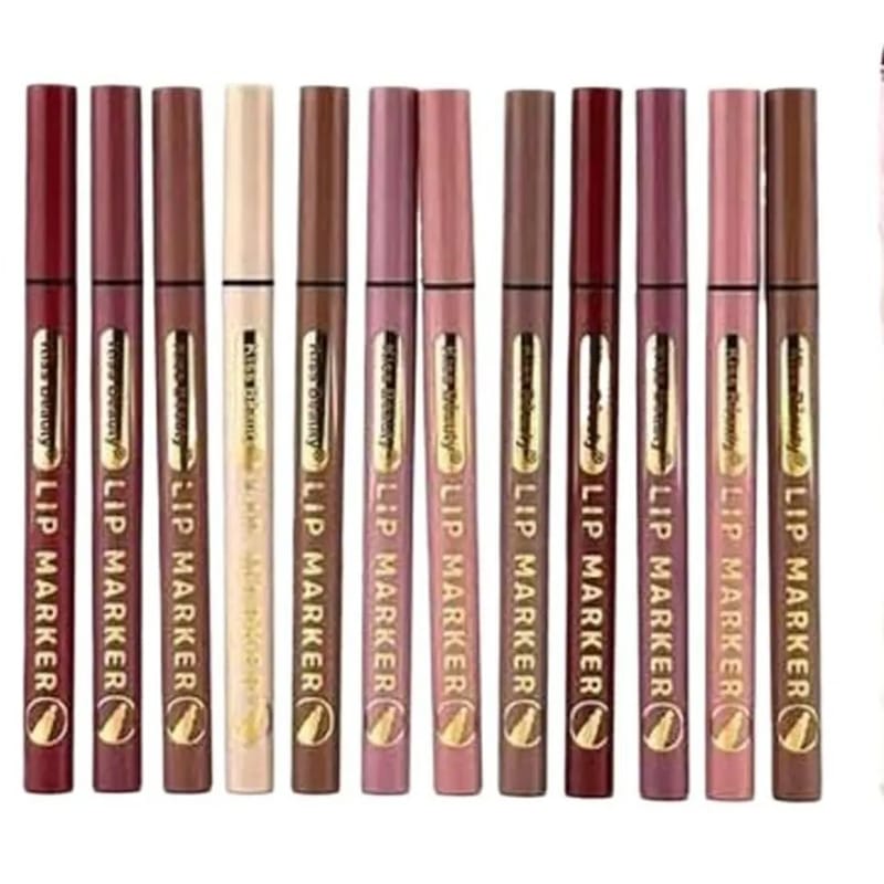 Picture of Lip Marker Beauty Kiss Lip Marker Long-Lasting Moisturizing Lipstick Nourishing Colorful Makeup Tool