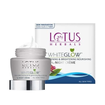Picture of Lotus Whiteglow Skin Whitening & Brightening Nourishing Night Creme - 60Gm