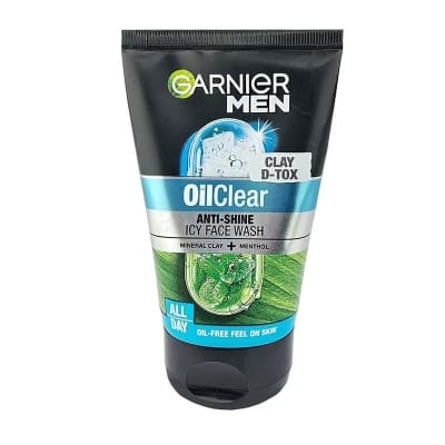 Picture of Garnigr Men Oil Clear Deep Cleansing Icy Face Wash - 50Gm
