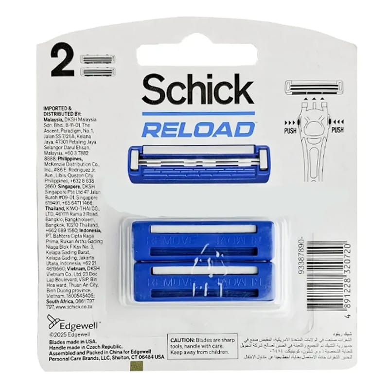 Picture of Schick Reload Flex Head Long Lasting 2 Blades Razor