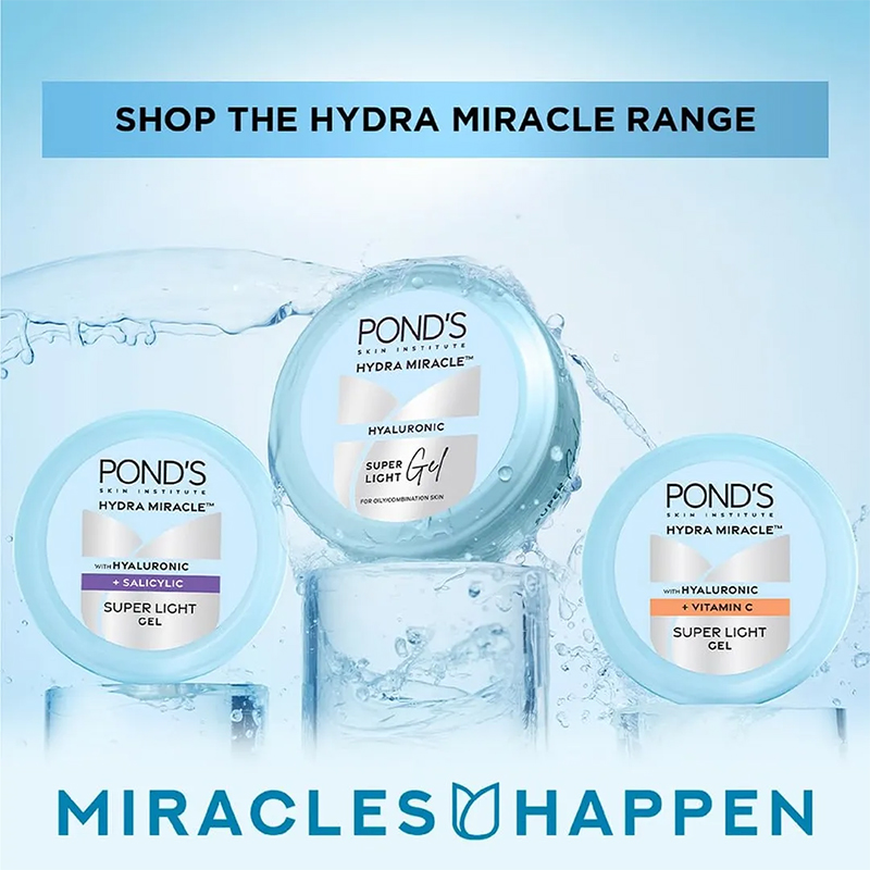 Picture of Ponds Hydra Miracle Hyaluronic Super Light Gel - 49Gm