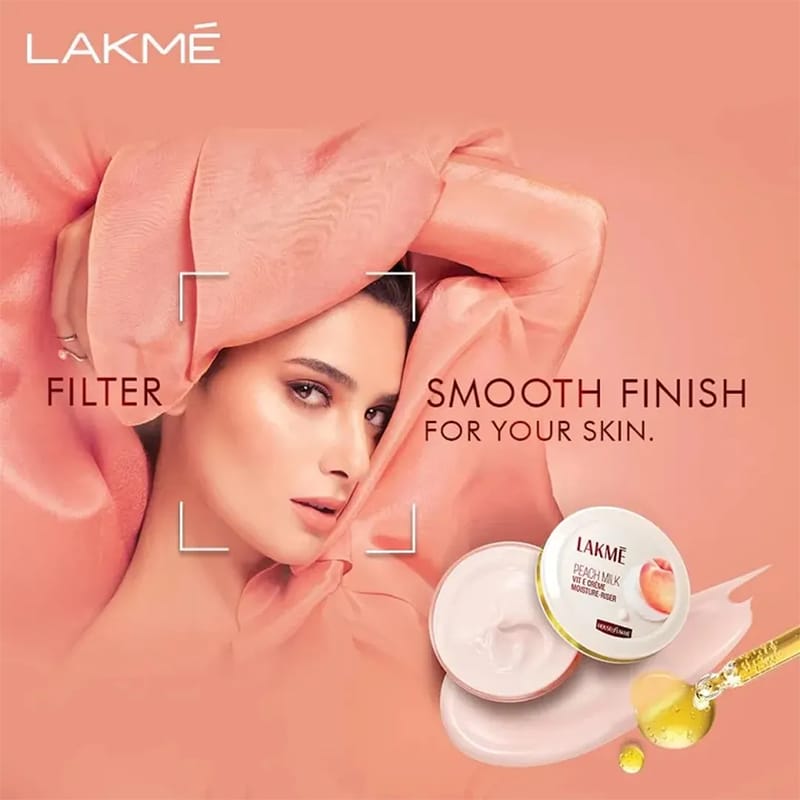 Picture of Lakme Peach Milk Vitamin E Moisturizer - 50Gm