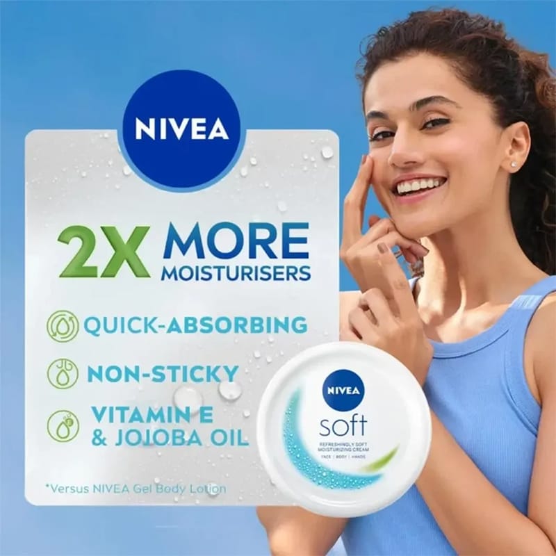 Picture of Nivea Soft Light Moisturising Cream - 25Ml