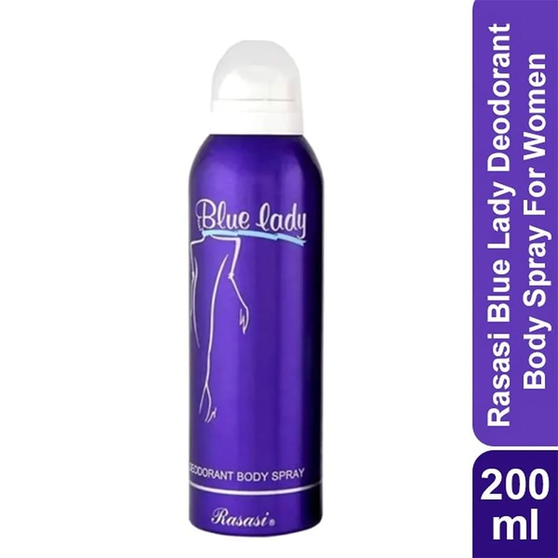 Picture of Rasasi Blue Deodorant Body Spray For Women 200Ml