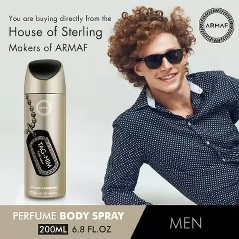 Picture of Armaf Tag Him Body Spray 200 Ml Unisex Fragrance Spray From The Uae