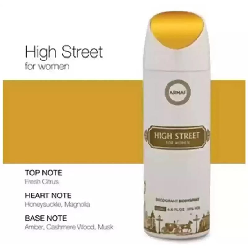 Picture of Armaf High Street For Women Perfume Body Spray (Uae) - 200Ml