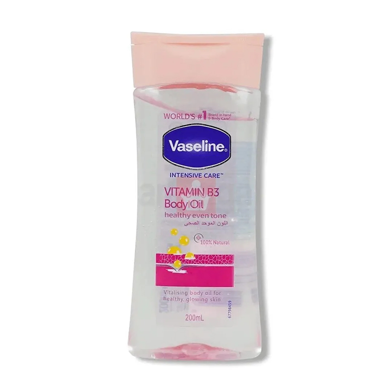 Picture of Vaseline Intensive Care Vitamin B3 Body Oil (Ksa) – 200Ml