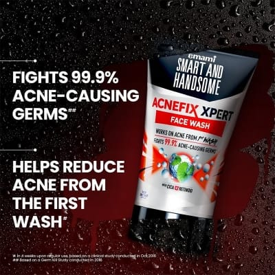 Picture of Emami Smart And Handsome Acnefix Xpert Face Wash 100Gm