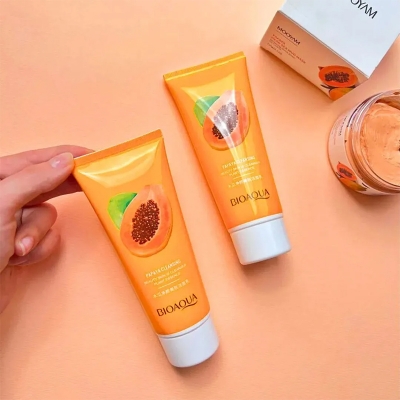 Picture of Bioaqua Papaya Purifying Moisturizing Cleanser - 100Gm