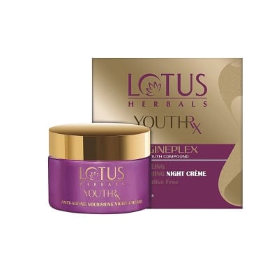 Picture of Lotus Youthrx Gineplex Anti Ageing Nourishing Night Cream - 50Gm