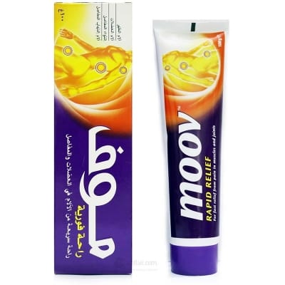 Picture of Moov rapid relief for fast relief from pain in muscles and joints - 100 gm